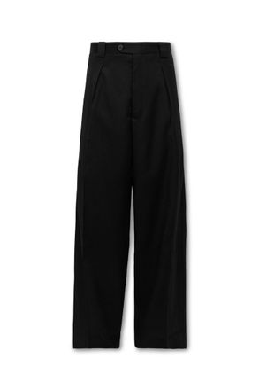 Enfants Riches Deprimes Boiler Room Wide-Leg Pleated Virgin Wool-Gabardine Trousers