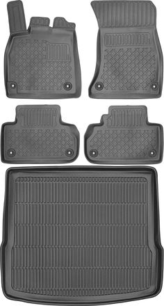 OEM Juego De Alfombrillas Para Coche Y Maletero Para Audi Q5 Ii Suv Del 2017