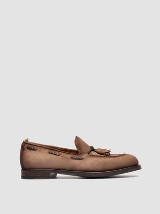 Officine Creative Ivies 002 Leather Tassel Loafers in Taupe at Nordstrom, Size 41.5