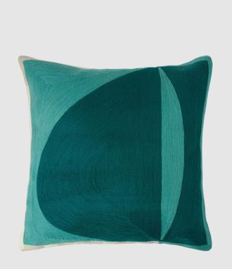 Maison Sarah Lavoine Coussin Abstrait Pin Lagon