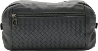 Bottega Veneta Pre-owned Intrecciato Leren Heuptas - Dames - Vintage Heuptassen - Zwart - ONE Size - Leer - Vintage