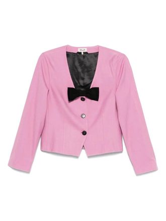 Baum Und Pferdgarten bow-detailing jacket - Pink
