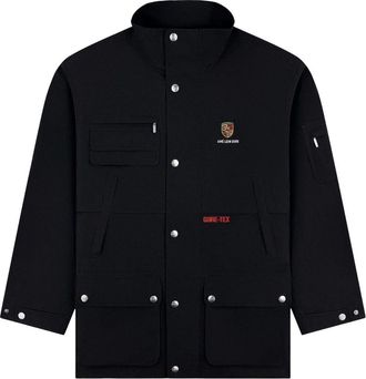 Aim&eacute; Leon Dore x Porsche GORE-TEX Cabrio Jacket Jet Black FW25WJ070-JET