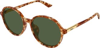 Chlo&eacute; CH0365SK Asian Fit 004 Womens Sunglasses Tortoiseshell Size 57