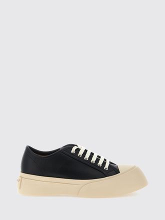Marni Pablo Low-Top Calfskin Sneakers with Platform Sole