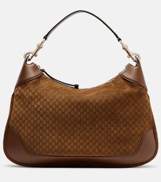 Gucci Gucci B Medium suede shoulder bag