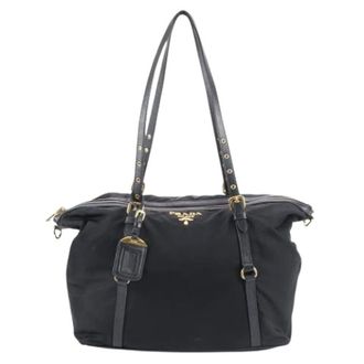 Prada Pre-owned Tote Bags, female, Black, Size: ONE SIZE Pre-owned Vintage Tote Bag