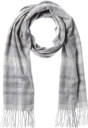 Amicale Cashmere Exploded Plaid Cashmere Scarf