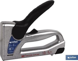 cofan Grapad./clavad. Profi 53/6 8 10 12 14mm, M15 Y W15, Grapadora Y Clavadora Profesional, Modelo Profesional, Para Grapas N&ordm; 53 Con Medidas Desde 6 Hasta