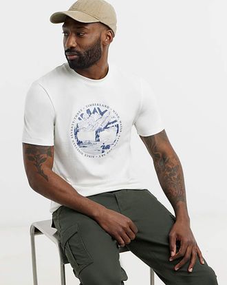 Timberland Tree Logo Lake House T-Shirt