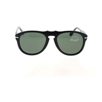 Persol Sunglasses, unisex, Black, 54 MM, Iconic Sunglasses with Unique Design and Technology
