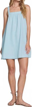 Saltwater Luxe Lukas Mini Dress In Azure Blue