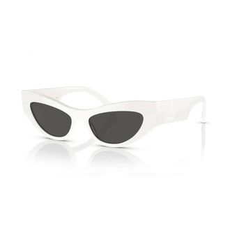 Dolce & Gabbana Sunglasses, female, White, 52 MM, Cat-Eye Sunglasses