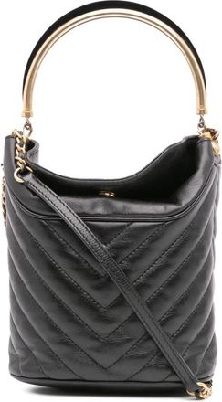 Chanel Bolso Cubo Chanel Pre-owned Acolchado Chevron - Pre-owned - Mujer - Negro - ONE SIZE