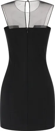 Nensi Dojaka Womens Black Viscose Short Dress