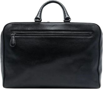 Bottega Veneta Pre-owned Handbags, female, Black, Size: ONE SIZE Pre-owned Leather Handbag