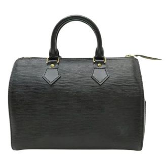 Louis Vuitton Pre-owned Epi Speedy 25 Handbag Black - Dames - Pre-owned - Zwart - Maat: ONE Size Leer