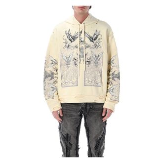Who Decides War by Ev Bravado Hoodies, male, Beige, Size: XL Ascension Hooded Pullover