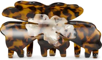 Lele Sadoughi Hibiscus Hair Claw Clip in Tortoise at Nordstrom