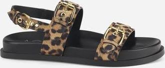 AGL Cristina Sling-Back Sandal in Leo Print at Nordstrom, Size 39.5