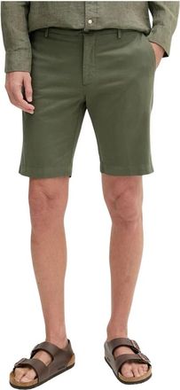 Hackett Button-pockets Twill Shorts - Heren - Korte Broeken - Groen - W32 - Katoen - Korte Broeken