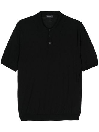 Ballantyne cotton polo shirt - men - Cotton - 48 - Black