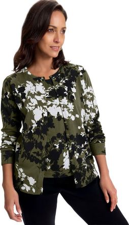 Jessica London Fine Gauge Cardigan in Green at Nordstrom, Size 36