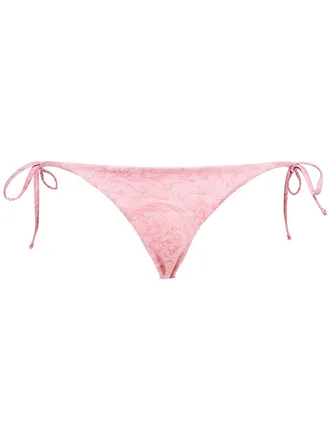 水着・ビーチグッズその他 VERSACE Versace Treasure bikini bottom Pink 10014071A12919 Versace Treasure Bikini Bottoms Pink,Print | VERSACE