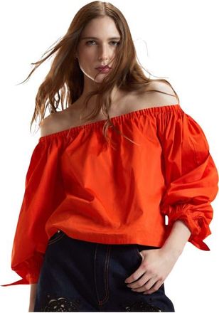 Cynthia Rowley The Bunny Blouse in Red at Nordstrom, Size X-Small