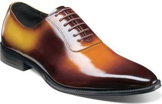 Stacy Adams Shaffer Plain Toe Oxford in Cognac Multi at Nordstrom, Size 11.5