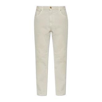Eleventy Slim-fit Jeans, male, Beige, Size: W31 Tapered-Leg Jeans