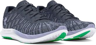 Under Armour Womens Charged Breeze 2 Visual Cushioning Shoes In Downpour Gray Celeste Celeste