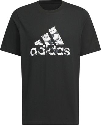 adidas China T-Shirt Asia Sizing Black White JI6834
