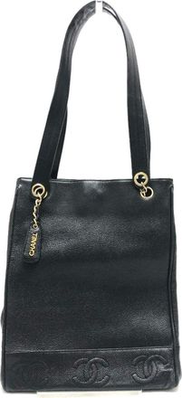 Chanel Grained Calfskin Tote Bag (Pre-Owned)