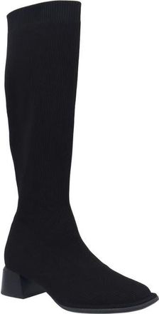 L'Amour Des Pieds Nolita Knee High Boot in Black Fabric at Nordstrom, Size 9.5