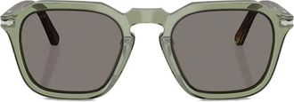 Persol geometric-frame sunglasses - Green
