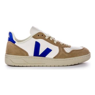 Veja Chromefree White Navy Trainers