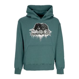PROPAGANDA Bosgroene Hoodie Lange Mouw - Dames - Hoodies - Groen - S - Katoen - Hoodies & sweatvesten