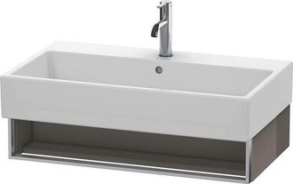 Duravit Mueble De Pared Duravit Vero Air 58,4 X 43,1 Cm, 1 Compartimento Abierto, Para Vero Air 235080, Color (frente/cuerpo): Laca De Color Gris Franela De A