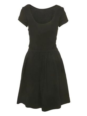 Maje Gesmockte mini-jurk - Zwart