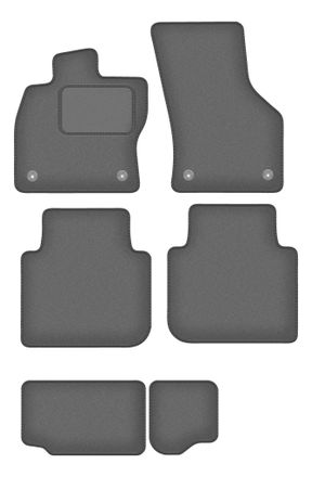 OEM Alfombrillas De Grafito Para Seat Tarraco 7 Plazas (2018-)