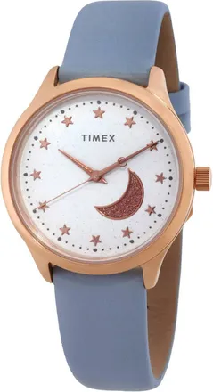 Timex Celestial Quartz White Dial Ladies Watch TW2V49400