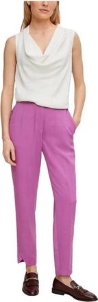 Comma Dames, Broeken, Roze, Maat: S