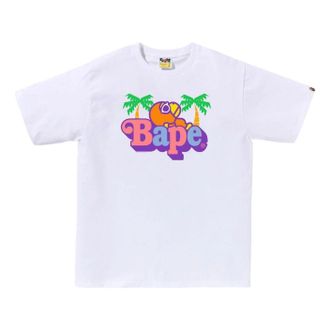A Bathing Ape Colors Milo On Bape Summer T-Shirt White 2L30-110-010-WHT