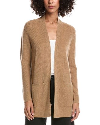 Fort&eacute; Cashmere Wool & Cashmere-Blend Drape Cardigan