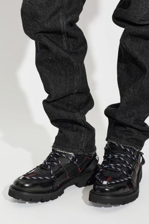 Dsquared2 Ankle Boots With Logo, Mens, Black