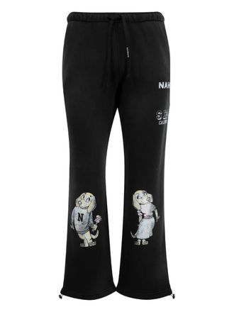 Nahmias Mascot wide sweatpants - Black