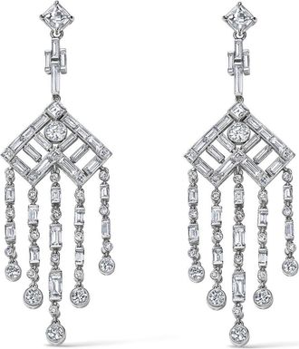 Mindi Mond Diamond Chandelier Drop Earrings in Platinum at Nordstrom