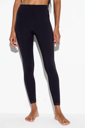 Spiritual Gangster Nirvana Lotus Lace Legging In Black