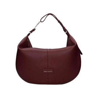 A|X Armani Exchange Borsa Hobo in pelle - - Bags - Donna - Rosso - ONE SIZE